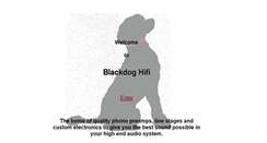 Desktop Screenshot of blackdoghifi.com